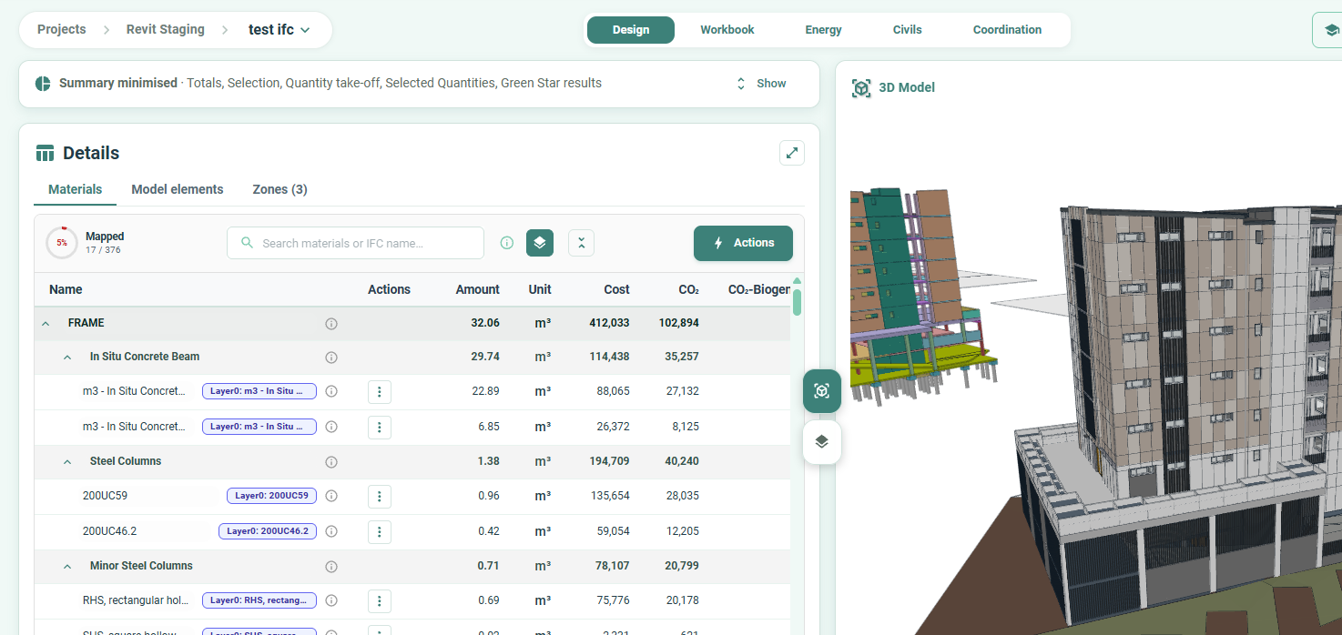 Nezo live CAD and BIM data